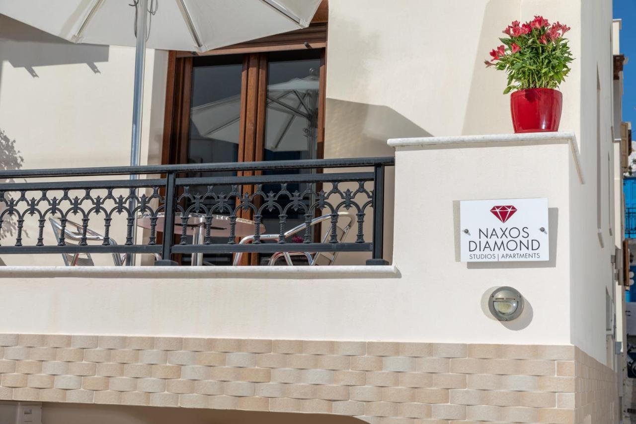 Naxos Diamond Studios Apartments Naxos City Bagian luar foto